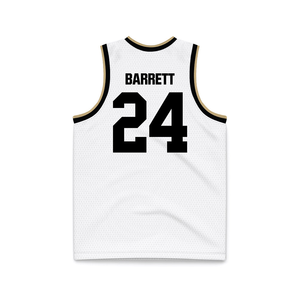 Purdue - NCAA Women's Basketball : Carley Barrett - White Basketball Jersey-1