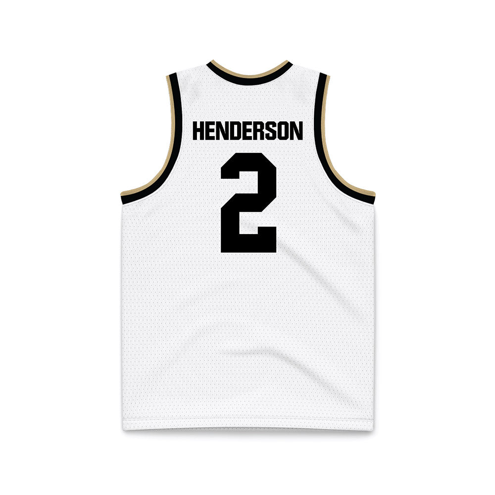 Purdue - NCAA Women's Basketball : Taylor Henderson - White Basketball Jersey-1