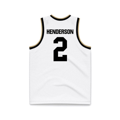 Purdue - NCAA Women's Basketball : Taylor Henderson - White Basketball Jersey-1