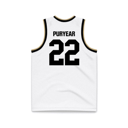 Purdue - NCAA Women's Basketball : Kendall Puryear - White Basketball Jersey-1