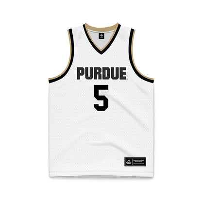 Purdue - NCAA Women's Basketball : Taylor Feldman - White Basketball Jersey-0