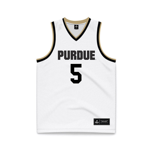 Purdue - NCAA Women's Basketball : Taylor Feldman - White Basketball Jersey-0