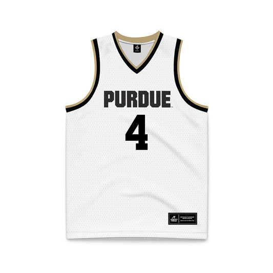 Purdue - NCAA Women's Basketball : Destini Lombard - White Basketball Jersey