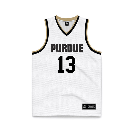 Purdue - NCAA Women's Basketball : Ella Collier - White Basketball Jersey