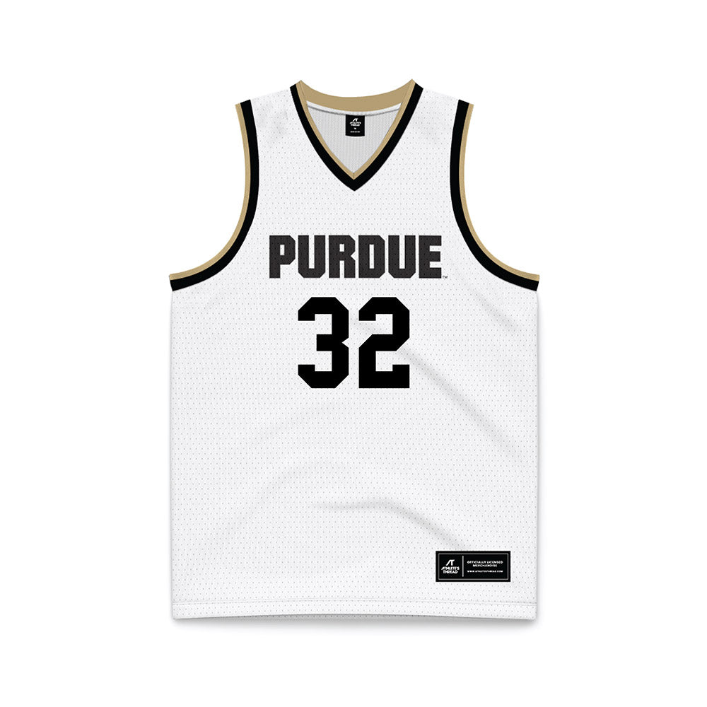 Purdue - NCAA Men's Basketball : Jace Rayl - White Basketball Jersey-0