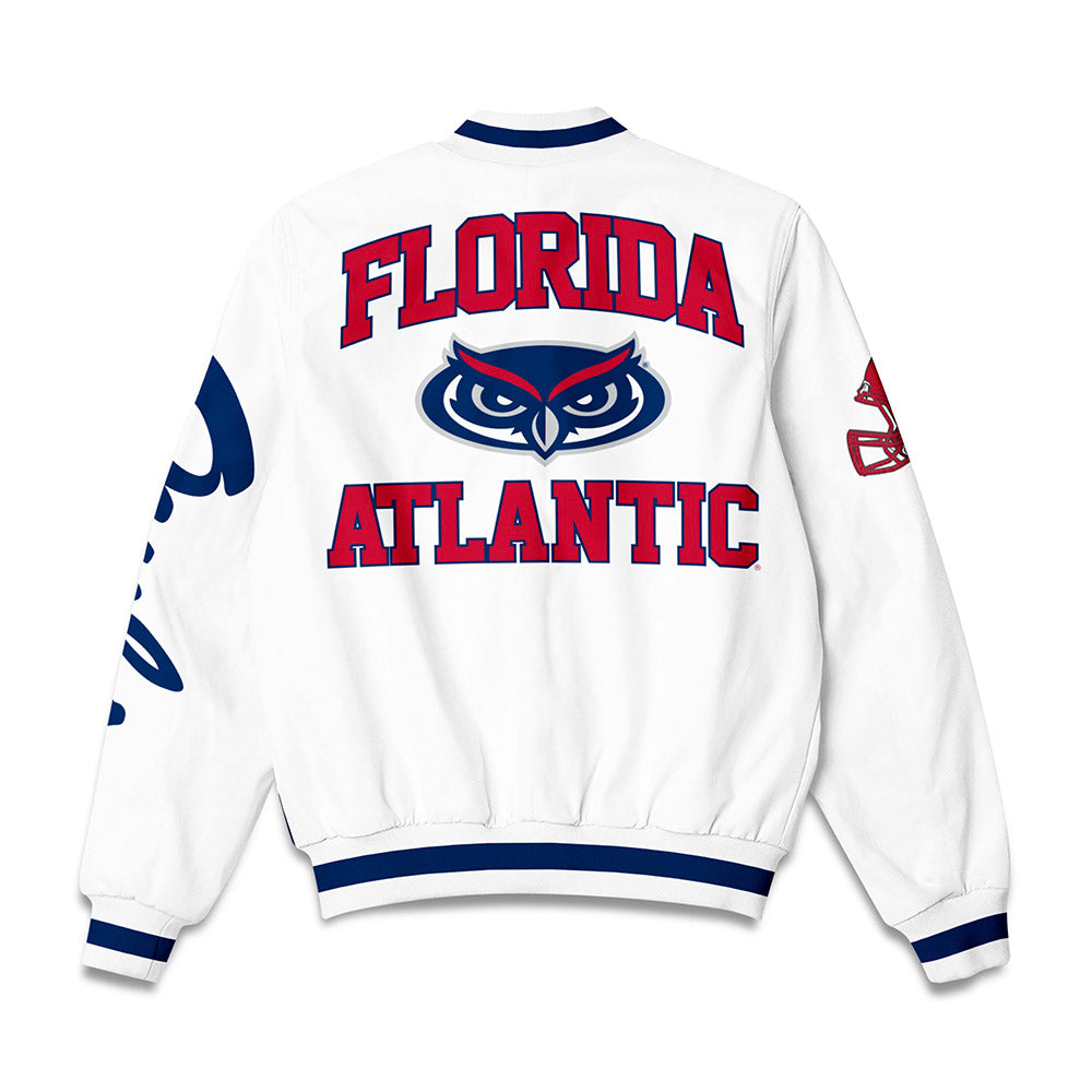FAU - White Bomber Jacket v2