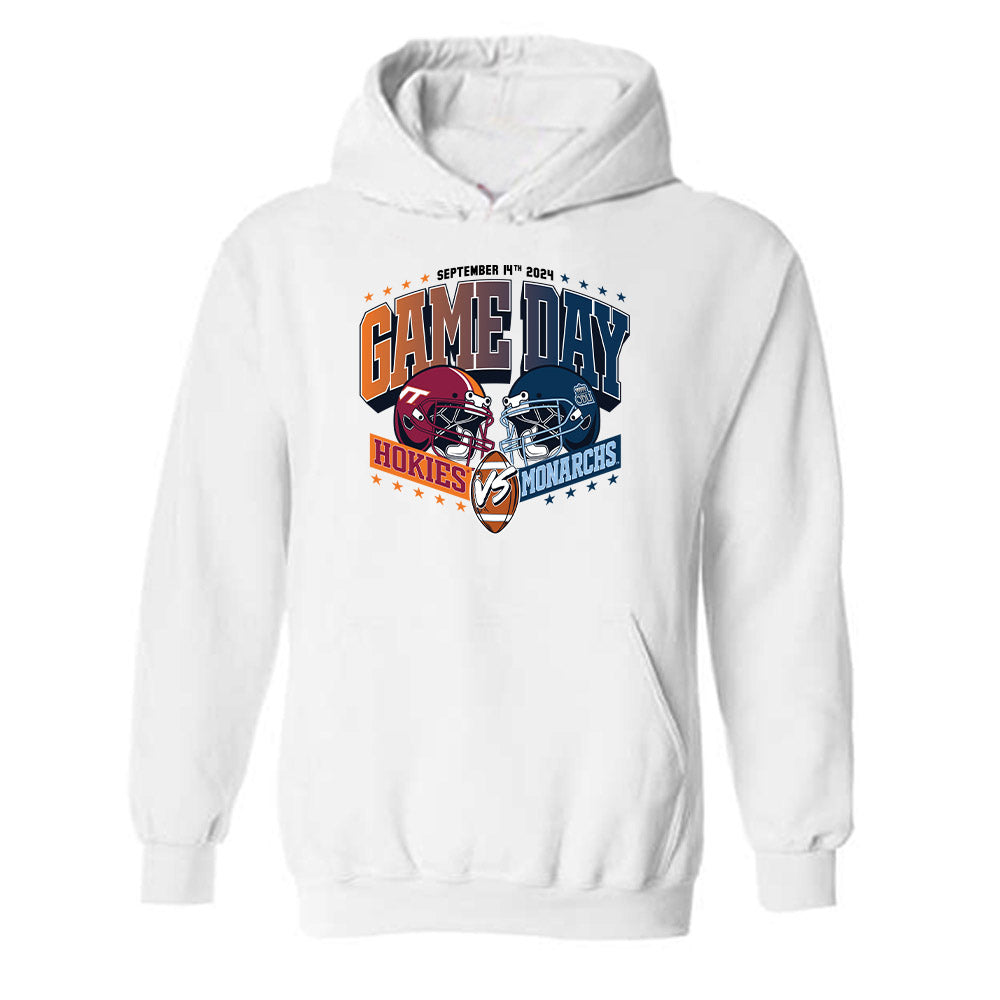 ODU & VT - NCAA Football : 2024 Game Day Hooded Sweatshirt