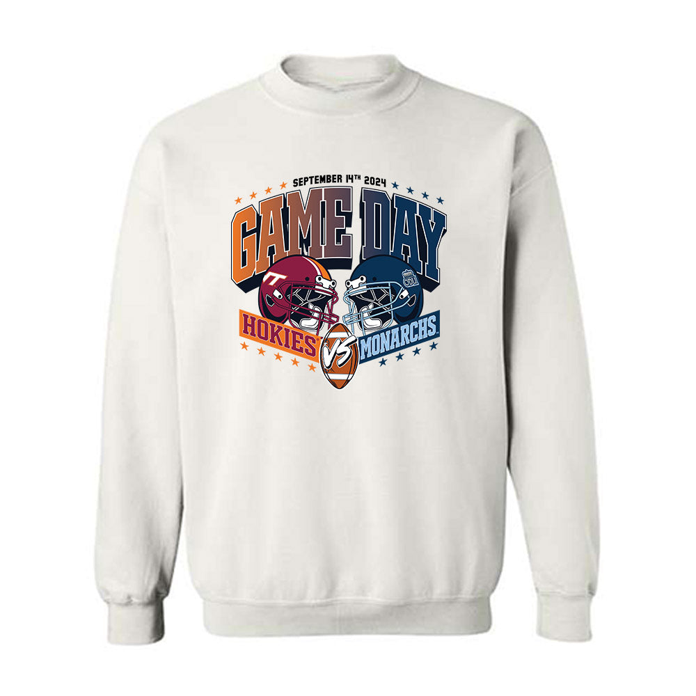 ODU & VT - NCAA Football : 2024 Game Day Crewneck Sweatshirt