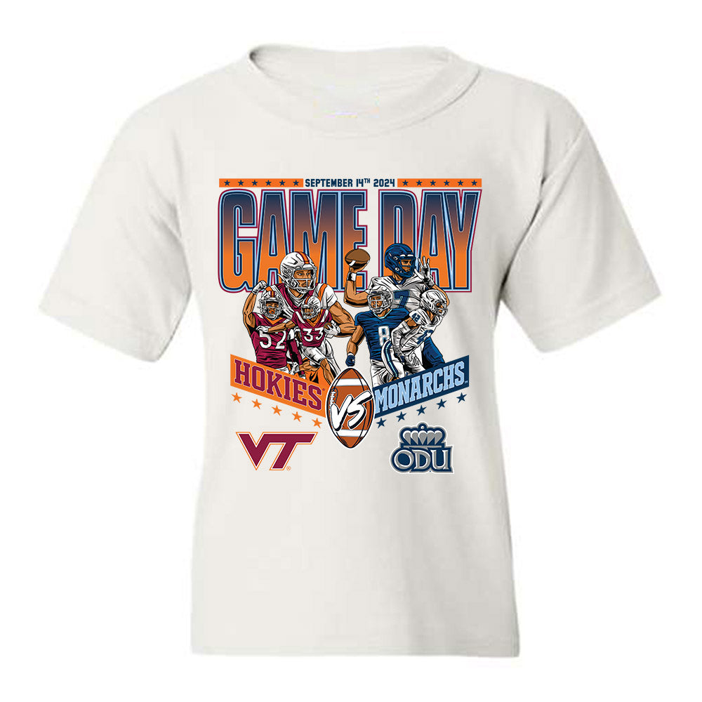 ODU & VT - NCAA Football : 2024 Game Day Player Youth T-Shirt