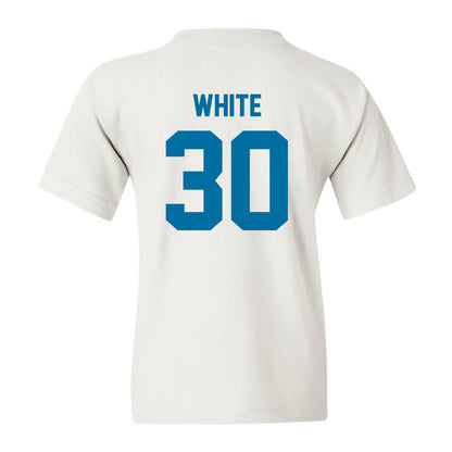 Ole Miss - NCAA Football : Trip White - Youth T-Shirt