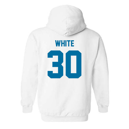 Ole Miss - NCAA Football : Trip White - Hooded Sweatshirt