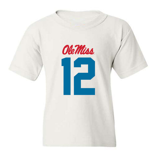Ole Miss - NCAA Football : Damien Taylor - Youth T-Shirt-0