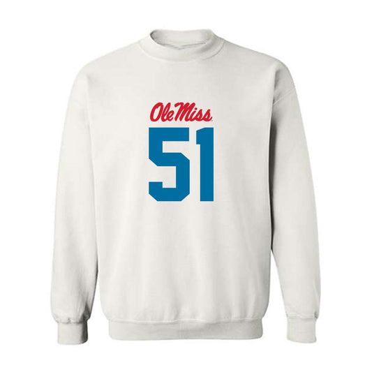 Ole Miss - NCAA Football : Zxavian Harris - Crewneck Sweatshirt-0