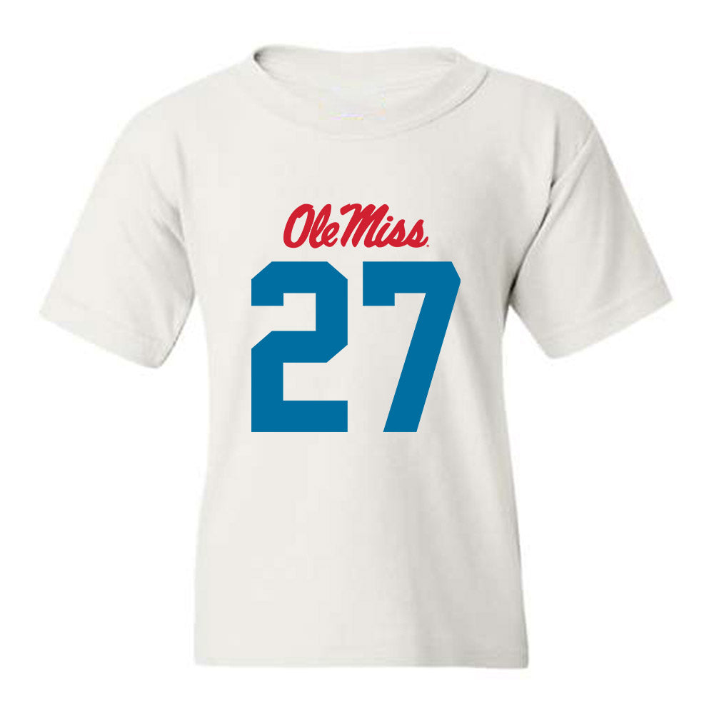 Ole Miss - NCAA Football : Pat Broomfield - Youth T-Shirt