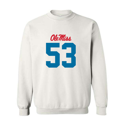 Ole Miss - NCAA Football : Trey Nightingale - Crewneck Sweatshirt-0