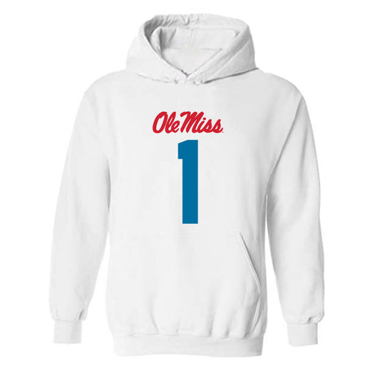 Ole Miss - NCAA Football : Princewill Umanmielen - Hooded Sweatshirt-0