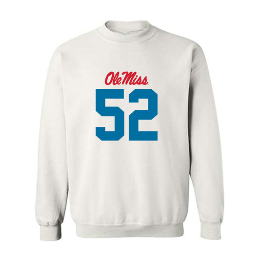 Ole Miss - NCAA Football : Julius Buelow - Crewneck Sweatshirt-0