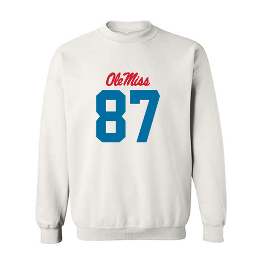 Ole Miss - NCAA Football : Wyatt Smalley - Crewneck Sweatshirt-0