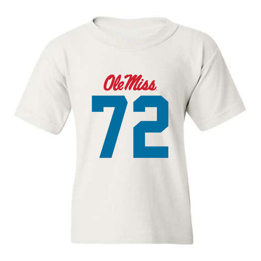 Ole Miss - NCAA Football : Ethan Fields - Youth T-Shirt