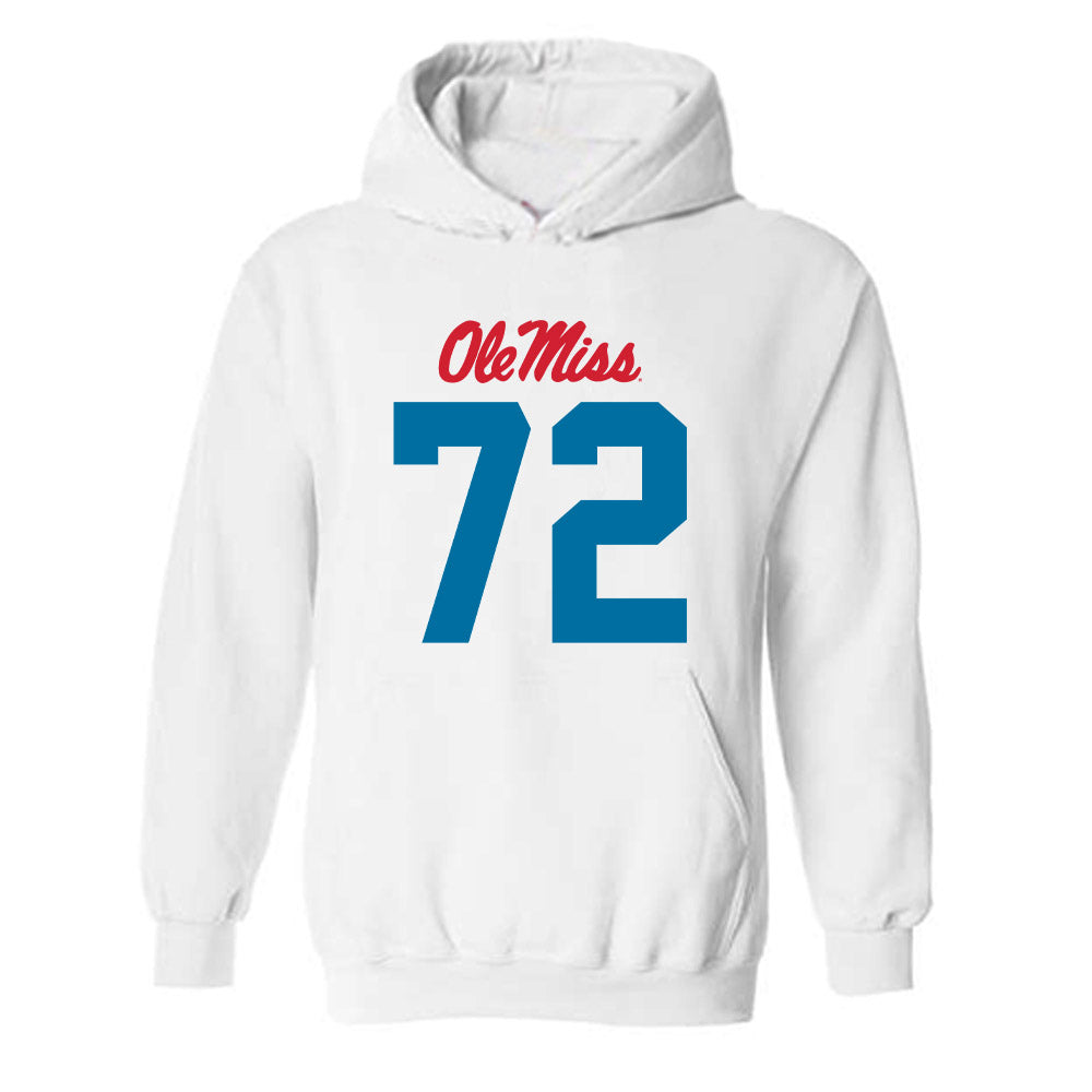 Ole Miss - NCAA Football : Ethan Fields - Hooded Sweatshirt