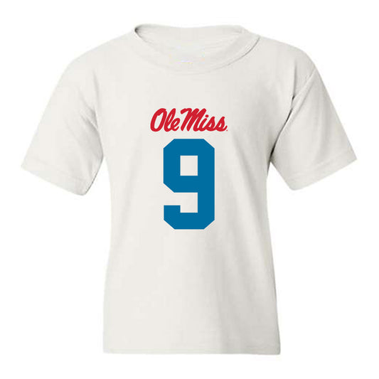 Ole Miss - NCAA Football : Tre Harris - Youth T-Shirt-0