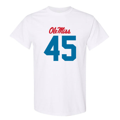 Ole Miss - NCAA Football : Mikey Baker - T-Shirt-0