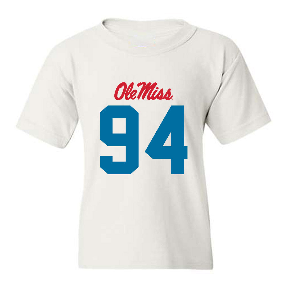 Ole Miss - NCAA Football : Caleb Blankenship - Youth T-Shirt-0