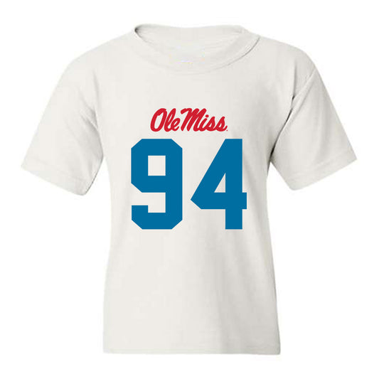 Ole Miss - NCAA Football : Caleb Blankenship - Youth T-Shirt-0