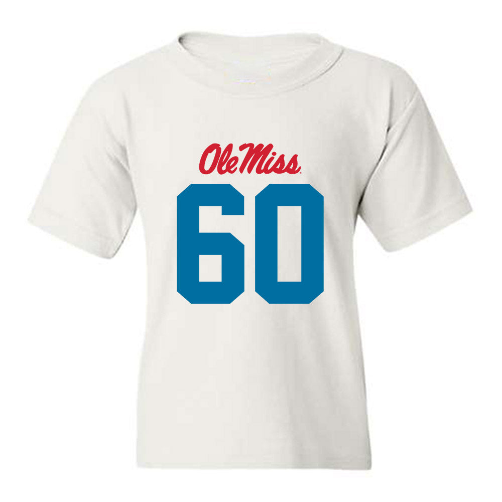 Ole Miss - NCAA Football : Lane Hewett - Youth T-Shirt-0