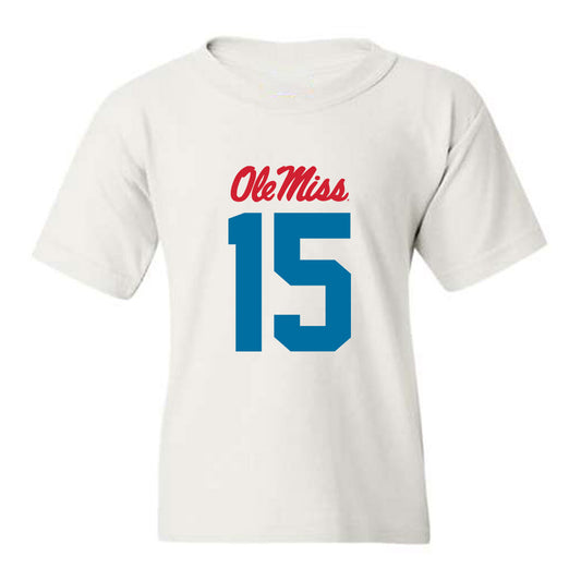 Ole Miss - NCAA Football : Jared Ivey - Youth T-Shirt