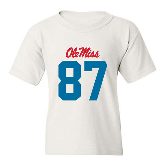 Ole Miss - NCAA Football : Wyatt Smalley - Youth T-Shirt-0