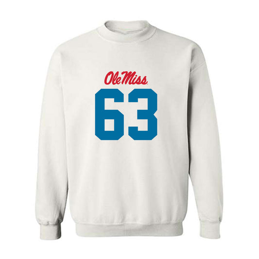 Ole Miss - NCAA Football : Alec Grijalva - Crewneck Sweatshirt-0