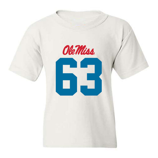 Ole Miss - NCAA Football : Alec Grijalva - Youth T-Shirt-0