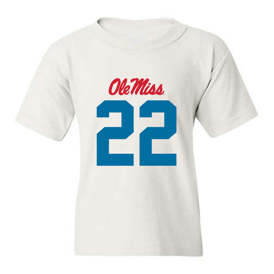 Ole Miss - NCAA Football : Logan Diggs - Youth T-Shirt-0
