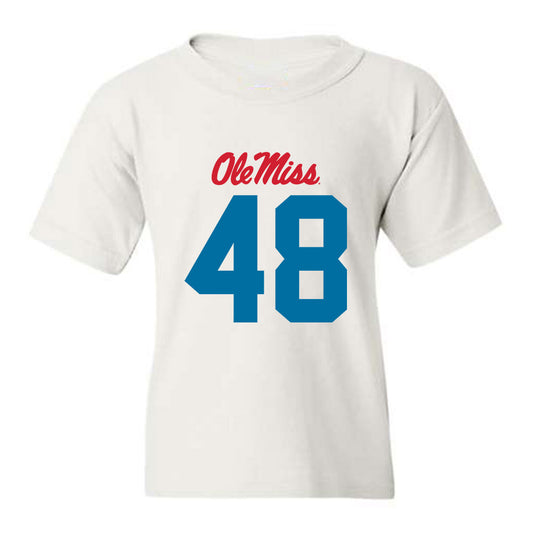 Ole Miss - NCAA Football : Charlie Pollock - Youth T-Shirt