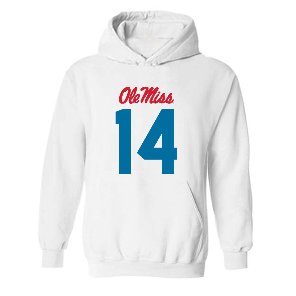 Ole Miss - NCAA Football : Kam Franklin - Hooded Sweatshirt-0