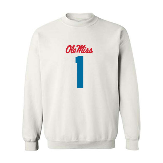 Ole Miss - NCAA Football : Princewill Umanmielen - Crewneck Sweatshirt-0