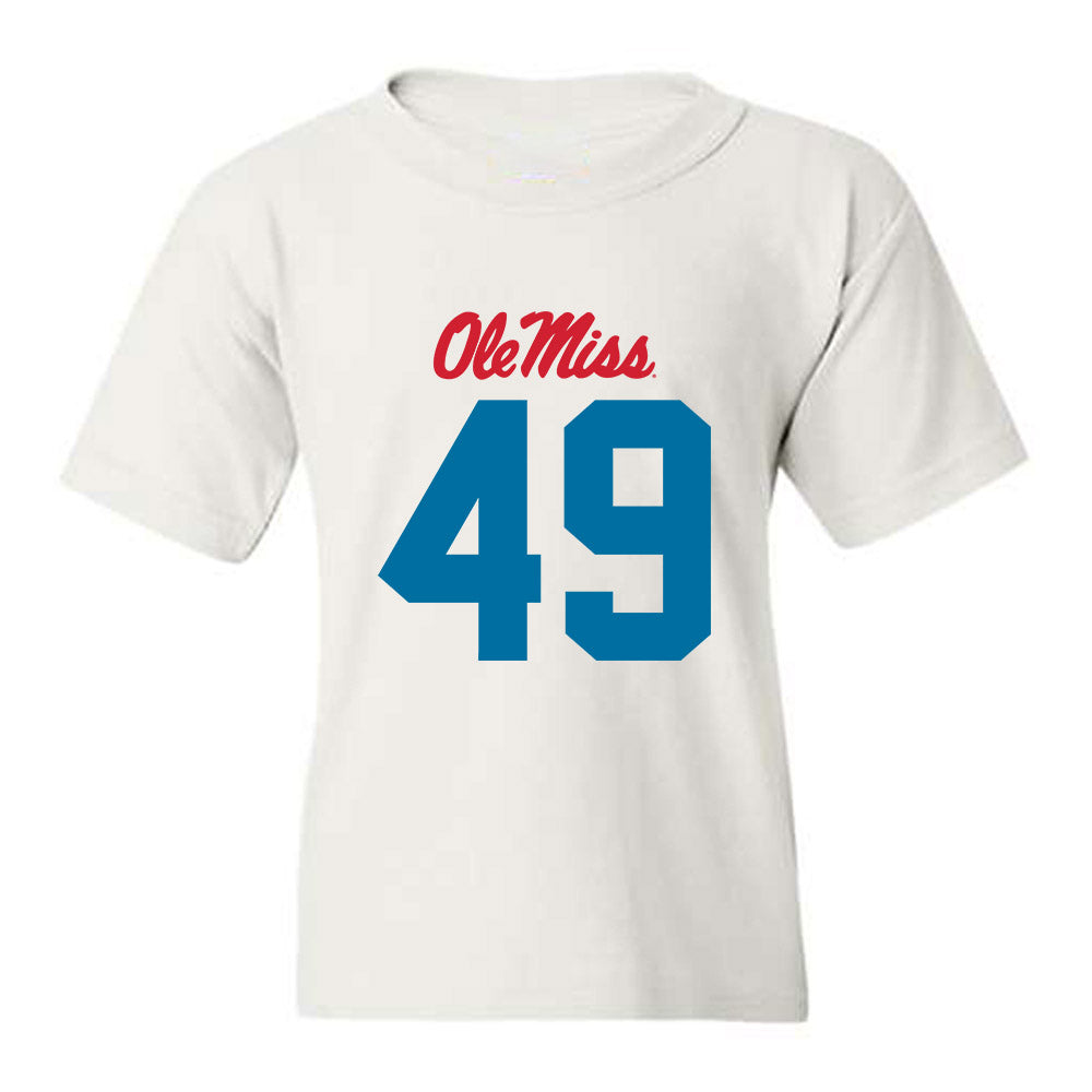 Ole Miss - NCAA Football : Sean Judge - Youth T-Shirt-0