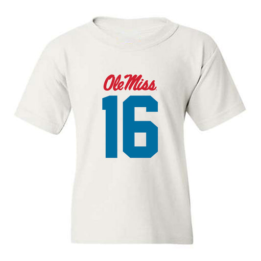 Ole Miss - NCAA Football : Wydett Williams Jr. - Youth T-Shirt-0