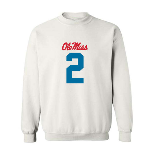 Ole Miss - NCAA Football : Jaylon Braxton - Crewneck Sweatshirt-0