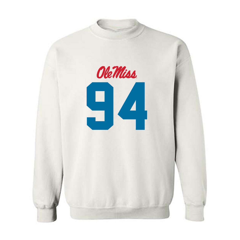 Ole Miss - NCAA Football : Caleb Blankenship - Crewneck Sweatshirt-0