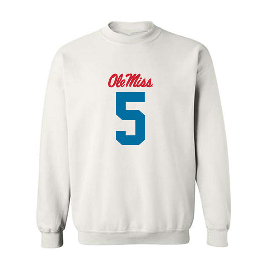 Ole Miss - NCAA Football : John Saunders Jr - Crewneck Sweatshirt-0