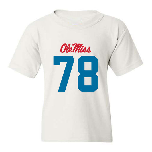 Ole Miss - NCAA Football : Jeremy James - Youth T-Shirt