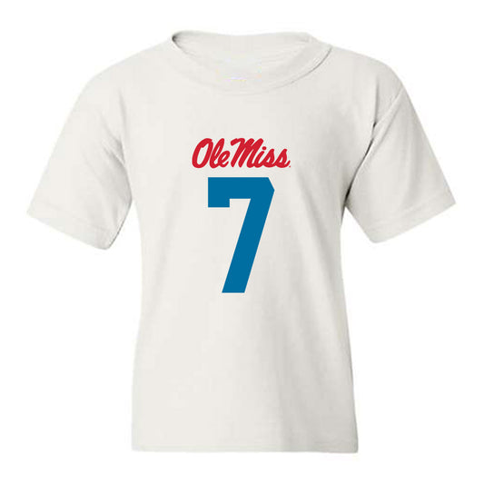 Ole Miss - NCAA Football : Travaris Banks - Youth T-Shirt-0