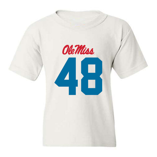 Ole Miss - NCAA Football : Mark Trigg Jr - Youth T-Shirt-0