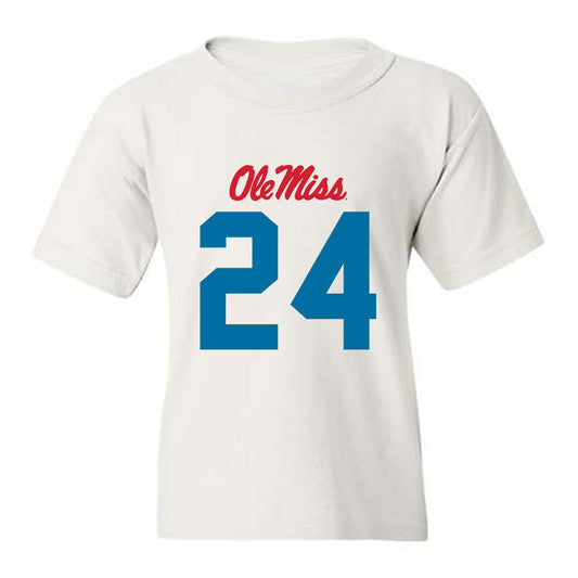 Ole Miss - NCAA Football : Andy Jaffe - Youth T-Shirt-0
