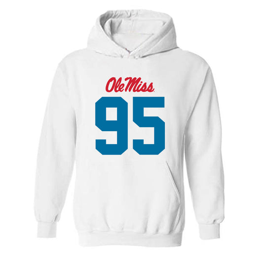 Ole Miss - NCAA Football : Andrew Maddox - Hooded Sweatshirt-0