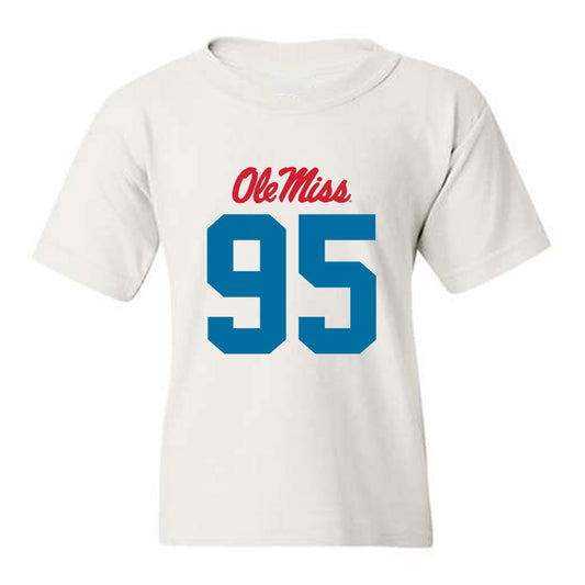 Ole Miss - NCAA Football : Andrew Maddox - Youth T-Shirt-0