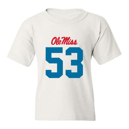 Ole Miss - NCAA Football : Ford Beeker - Youth T-Shirt-0