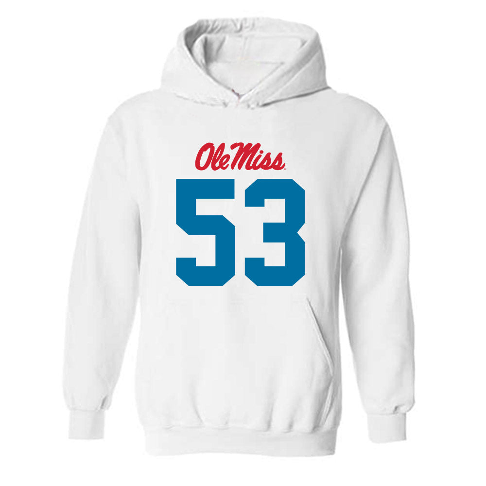 Ole Miss - NCAA Football : Trey Nightingale - Hooded Sweatshirt-0